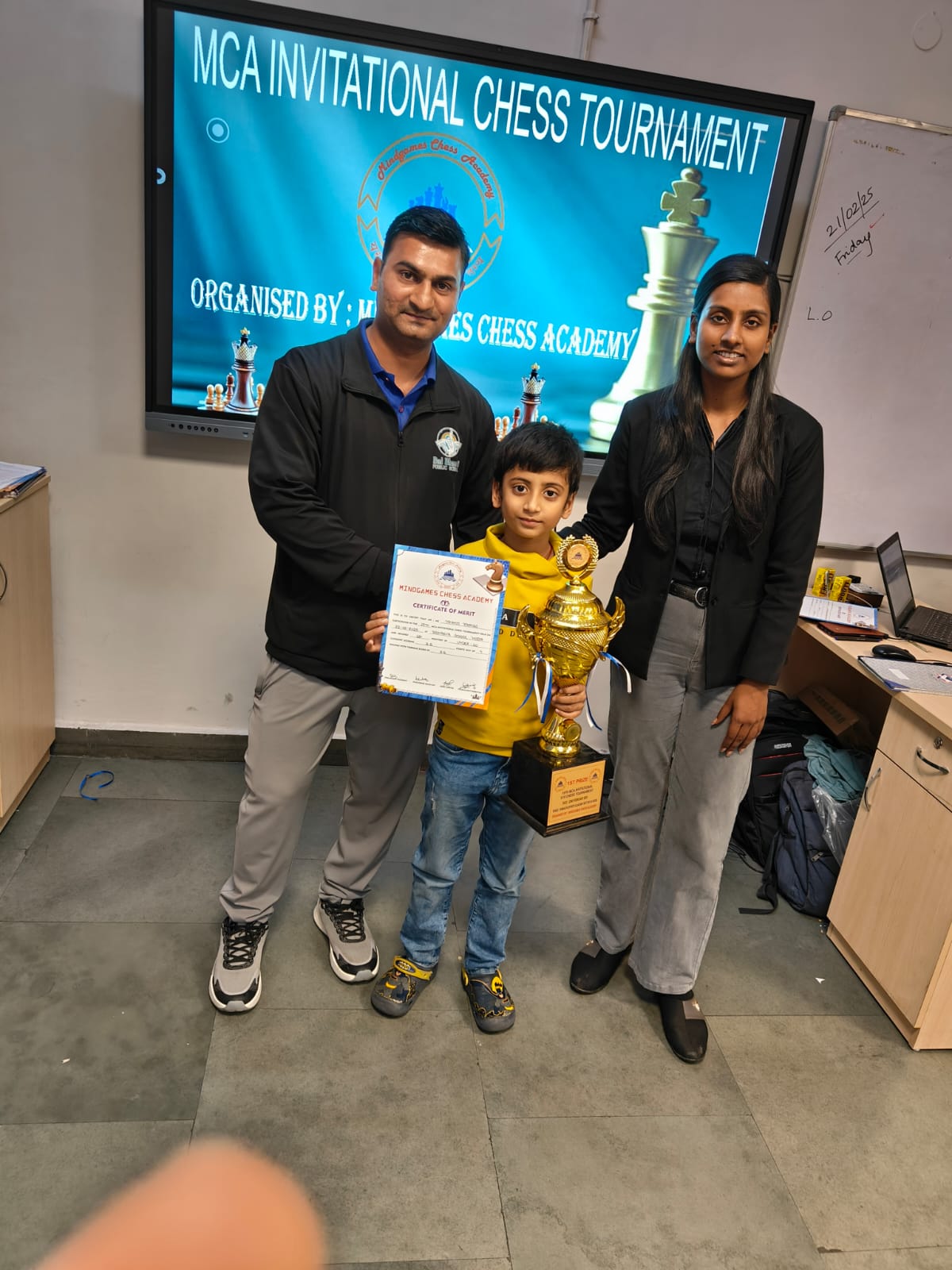Pranit Rastogi Triumphs at the 19th MCA Chess Tournament