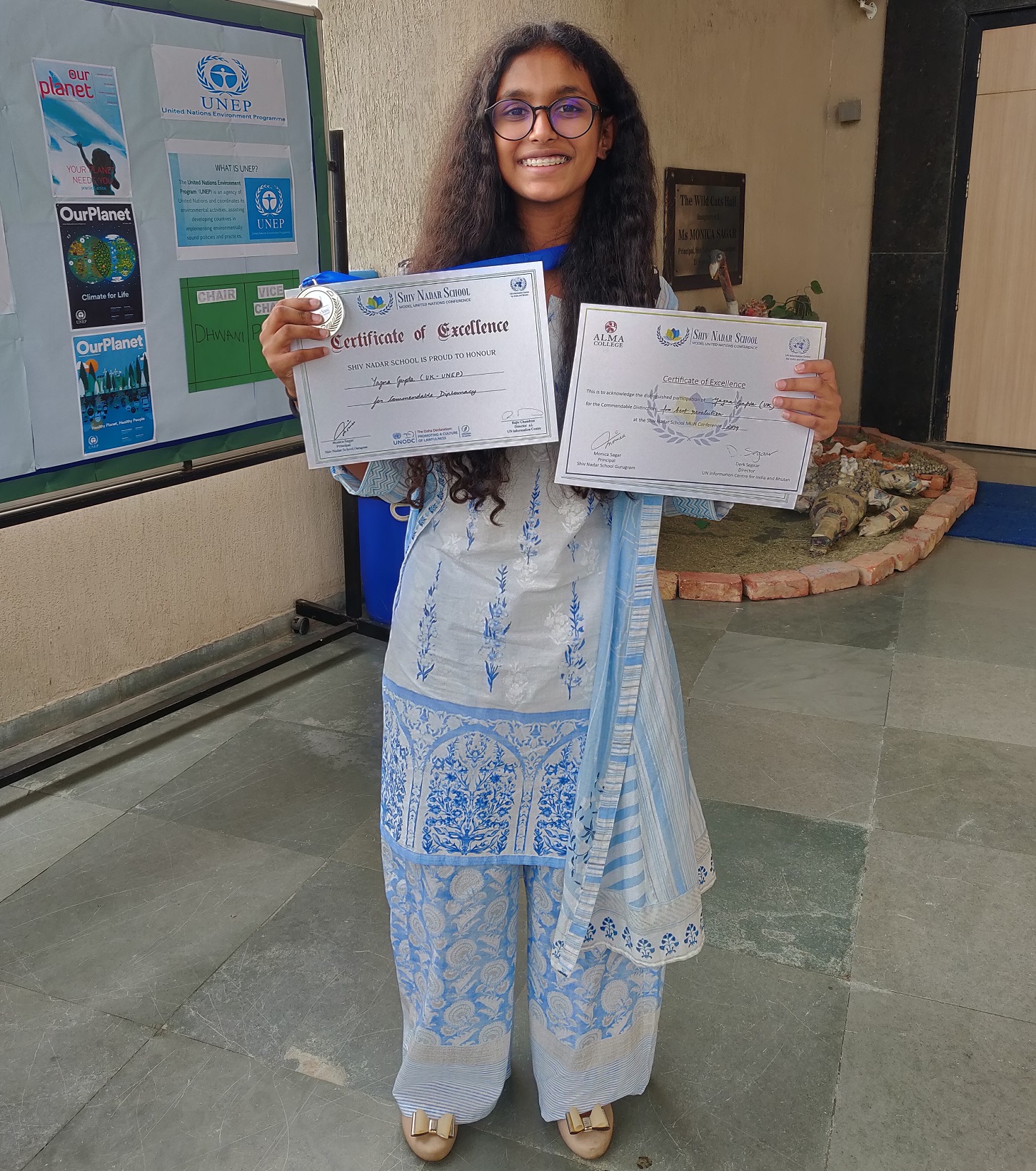 MUN: Congratulations to Yagna Gupta