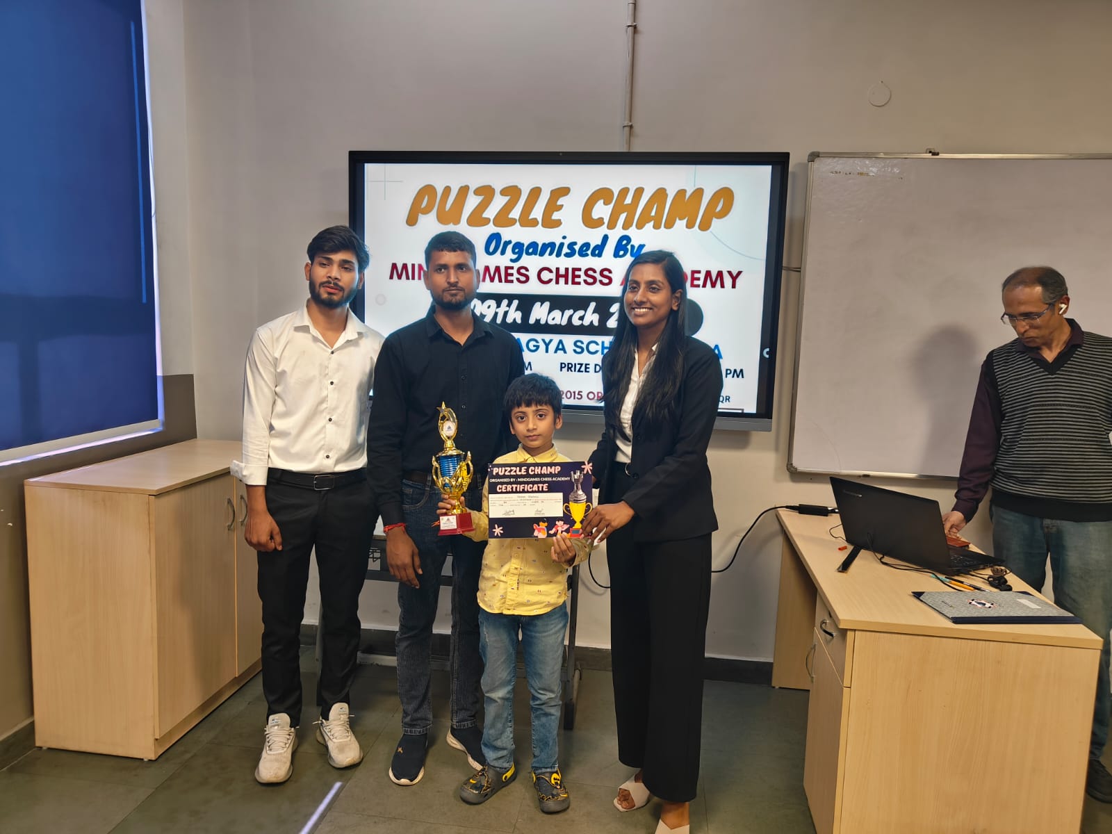 Pranit Rastogi Shines Again in Chess and Puzzle Championship | Shiv ...