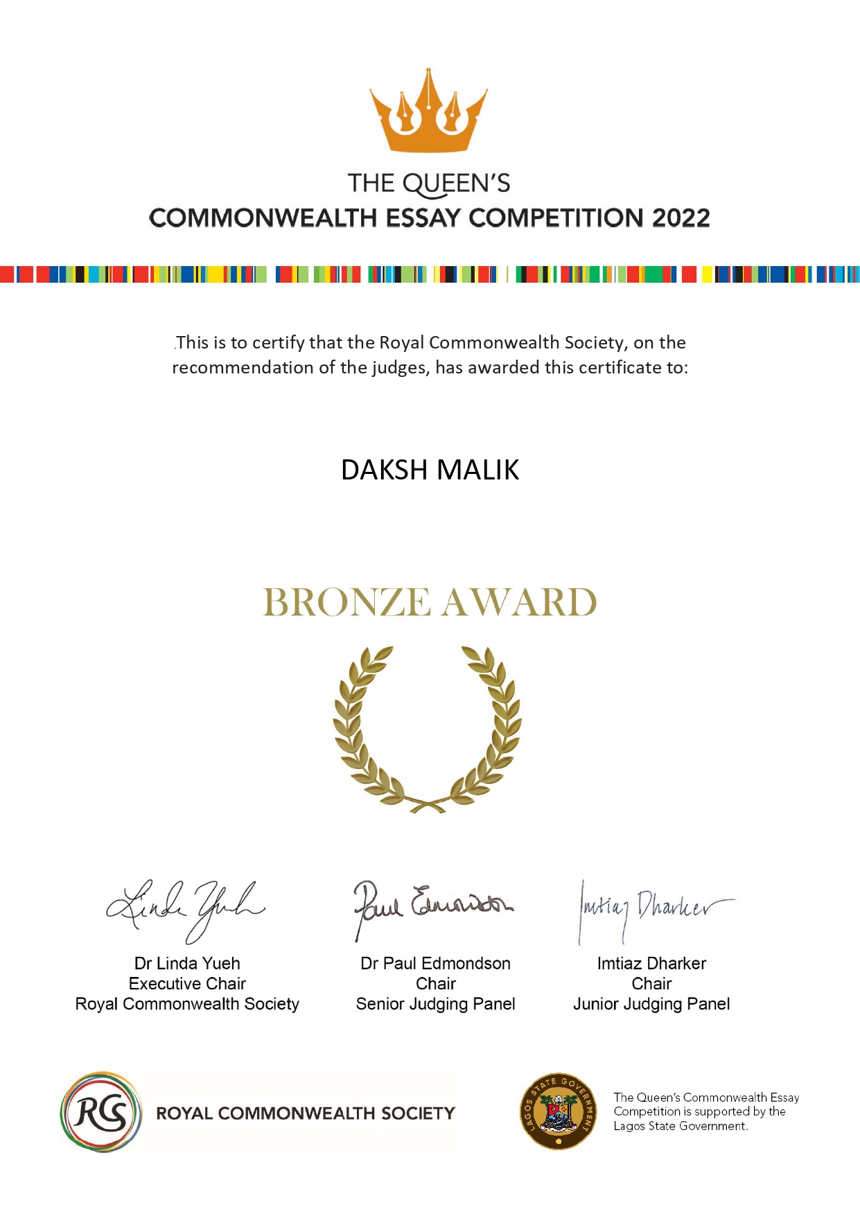Proud of you Daksh Malik