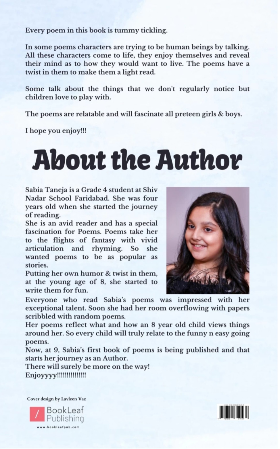 Celebrating Creativity: Sabia Taneja's Debut Book "Cute Paws Funny Paws"