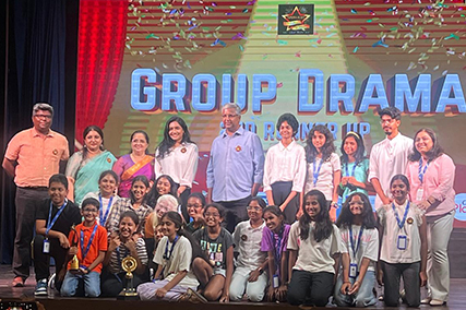 Chennai campus students shine at theatre festival Chennai campus students shine at theatre festival